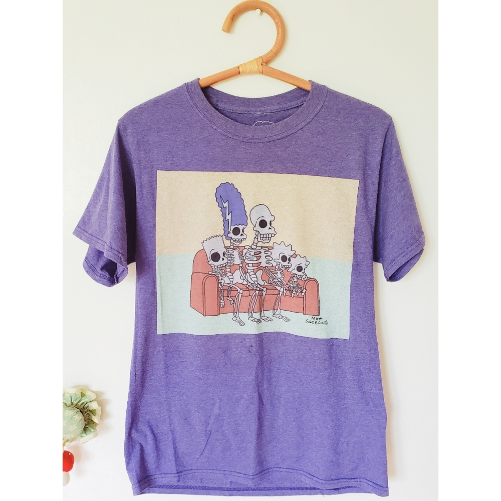 2/$15 - Unique Skeleton Simpson's Tee